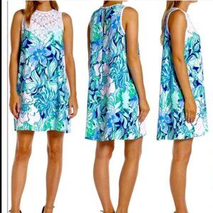 lilly pulitzer nala soft shift dress party thyme lace